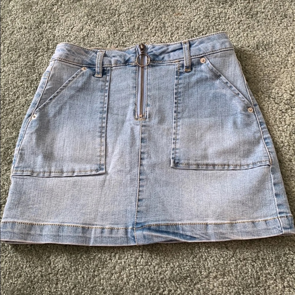 never worn denim skirt
